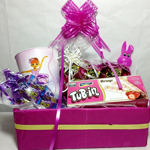 Cesta Rosa Bailarina