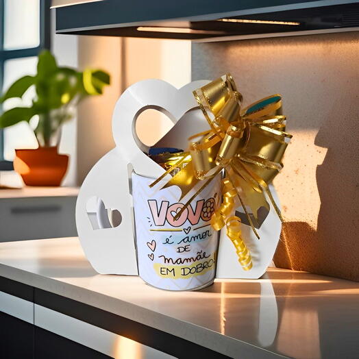 Caneca Personalizada Com Chocolates - Dia Da Vovo