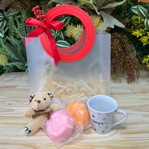 Bolsa de silicone M Fosca c/ Xicara