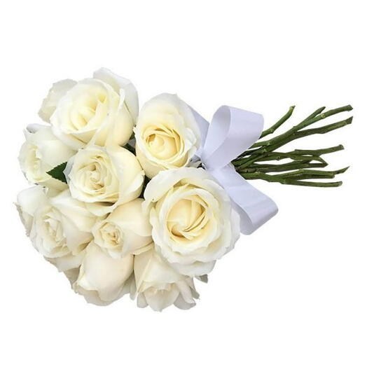 Doze Rosas Brancas Simples Assim