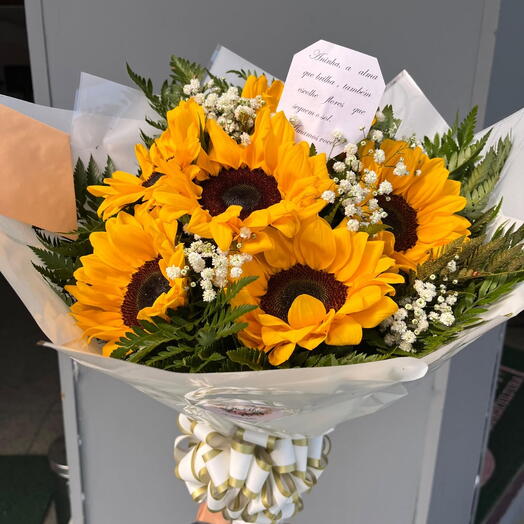 Buquê 6 Girassois