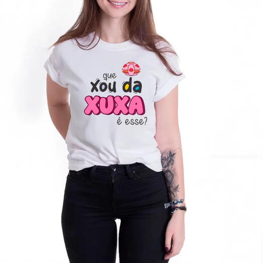 Camiseta Que Xou da Xuxa e Esse? – O meme do momento (malha de poliester encorpada)