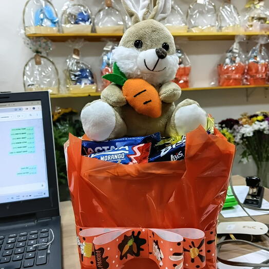 Box Coelho e Bombons