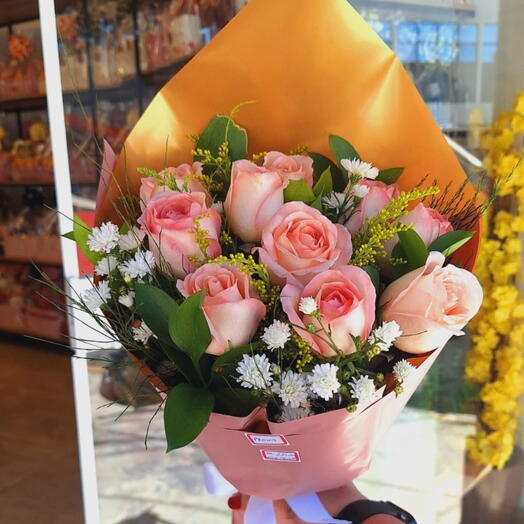 Buquê Princesa de 10 Rosas