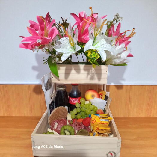 Cesta de Cafe da Manhã Cafe Suspenso