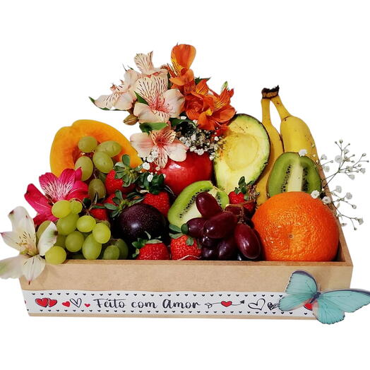 Bandeja Frutas e Flores