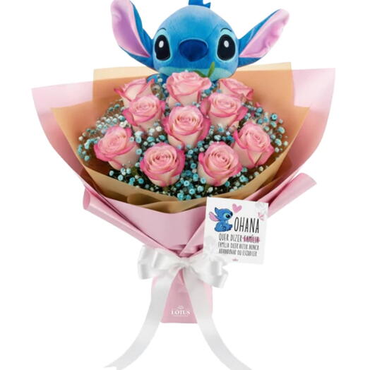 Buquê Ohana com Pelucia