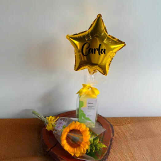 Combo Natura Brilho do Sol: Presente Criativo com Girassol e Sabonetes Natura Todo Dia