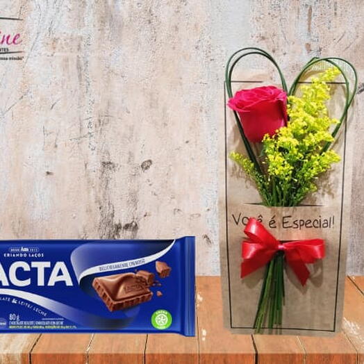 Rosa e Barra Chocolate