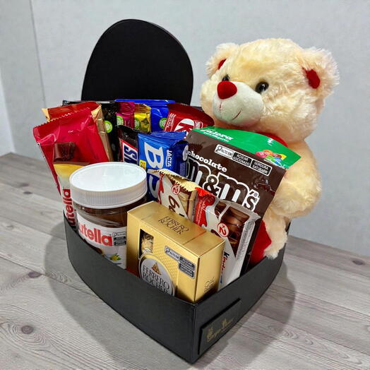 💘Coração de Luxo - Urso + Gigante