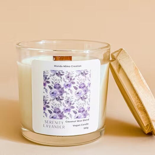 Velas Aromaticas Manda Mimo Creation | 180g | Serenity Lavander