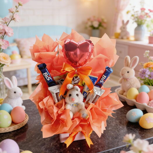 Cesta de Pascoa coelhinho