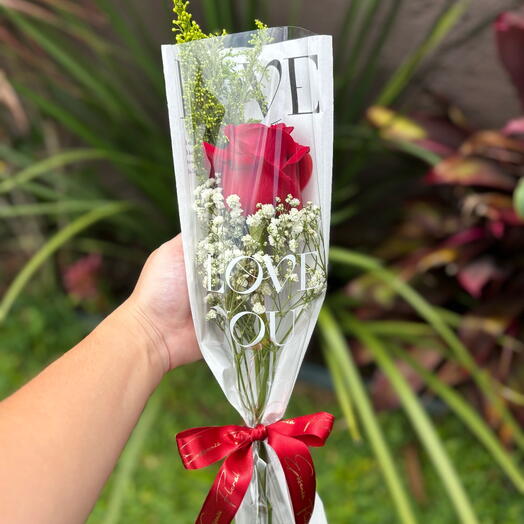 Rosa Unitaria Decorada