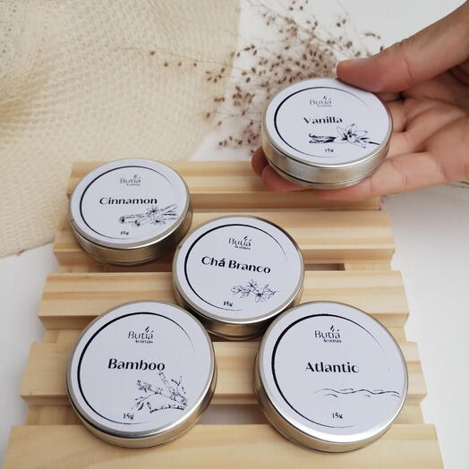 Kit 5 Velas Aromaticas Experiência