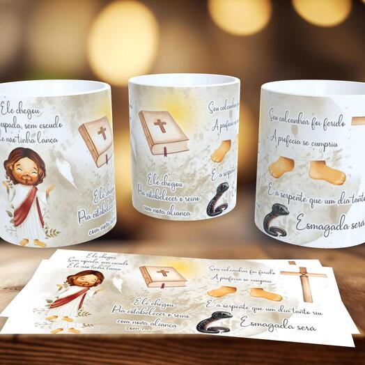 Caneca Pascoa Ele Chegou Para Estabelecer O Reino Com Nova Aliança