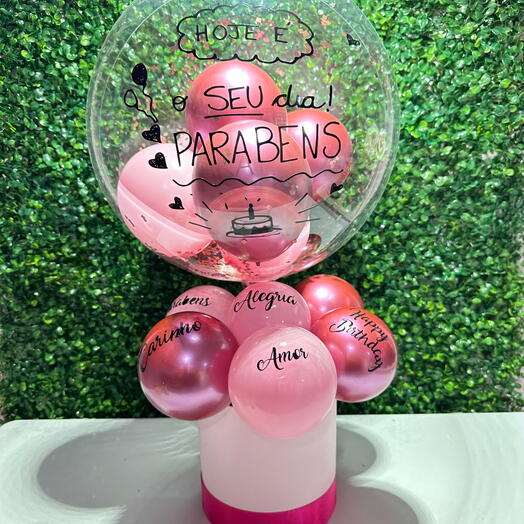 Box Festa com Balões Personalizados