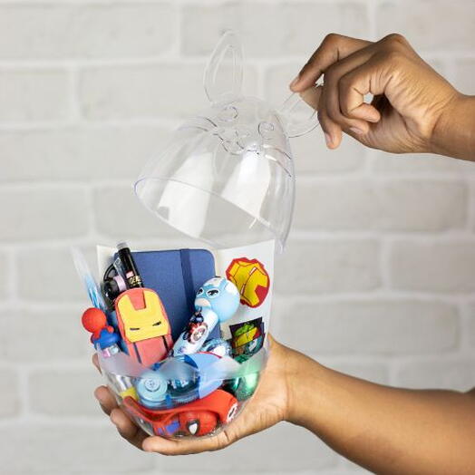 Ovo de Pascoa Criativo Super Herois