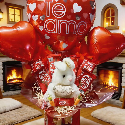 Cesta KitKat de Pascoa