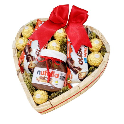 Cesta de Chocolates Kinder Love