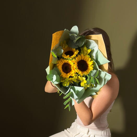 Buquê 3 Girassois