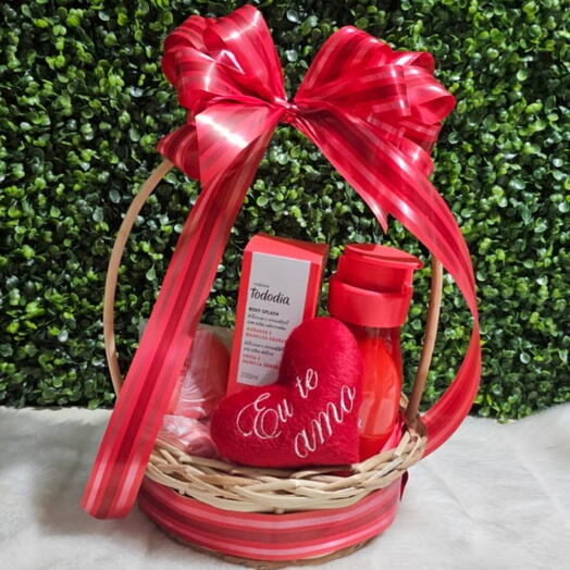 Kit Morango e Baunilha Dourada