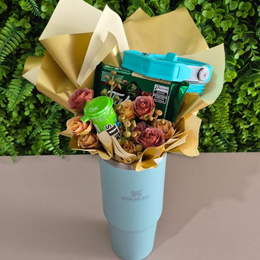 Buque na Caneca Stanley Verde agua