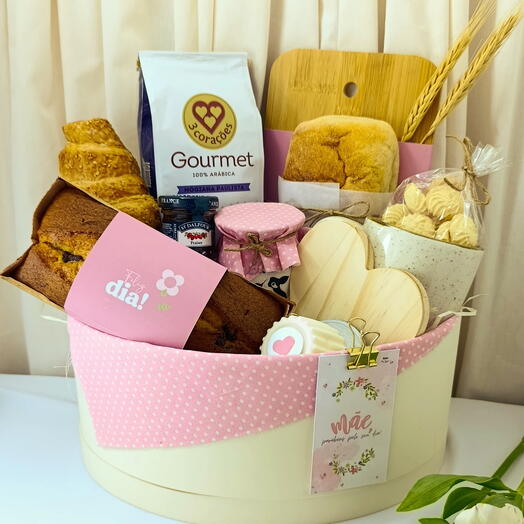 Dia das mães - Cesta de cafe da manhã - Sabor da Fazenda