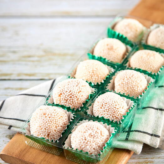 Brigadeiros de Caramelo e Flor de Sal