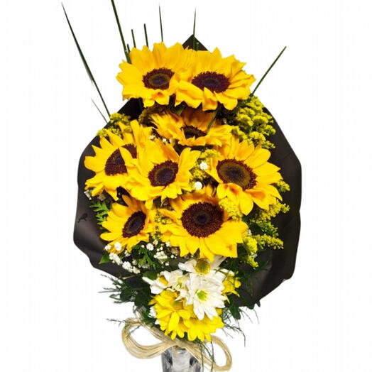 Buquê de Girassois Belo Dia Especial