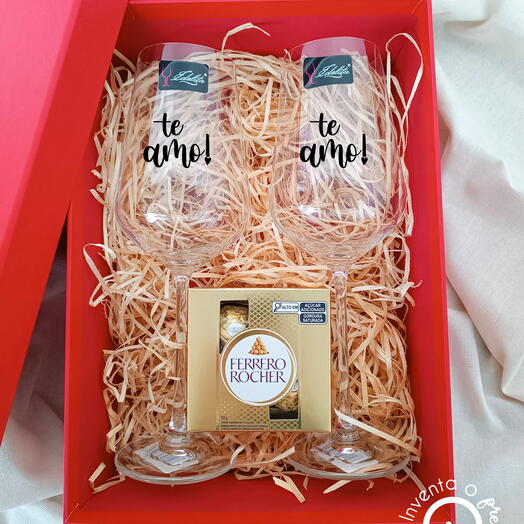 Kit de Taças de Vinho de Cristal