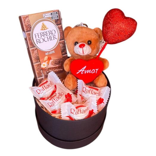 Box Ursinho e Ferrero ao Leite Barra