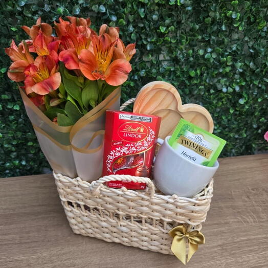 Cesta com Flores