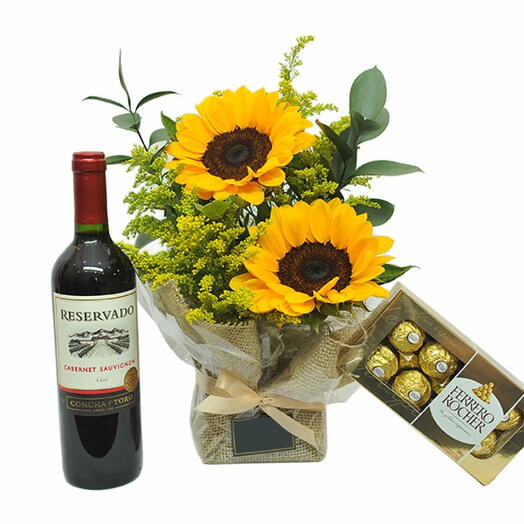 Kit Sofisticação de Girassol