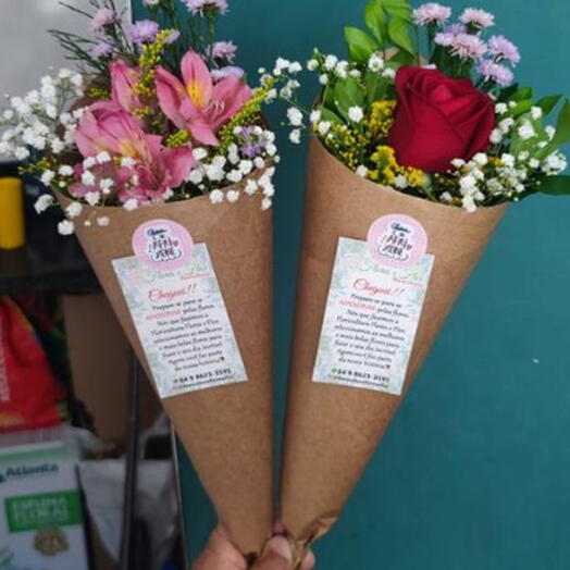 Cone Com Flor
