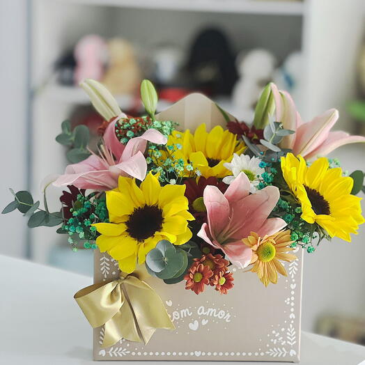 Arranjo Amor e Flor
