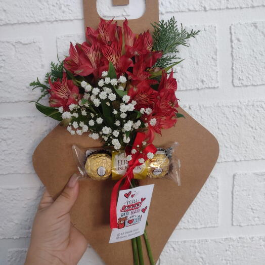 FLOR NA CARTA - Flores e Chocolate