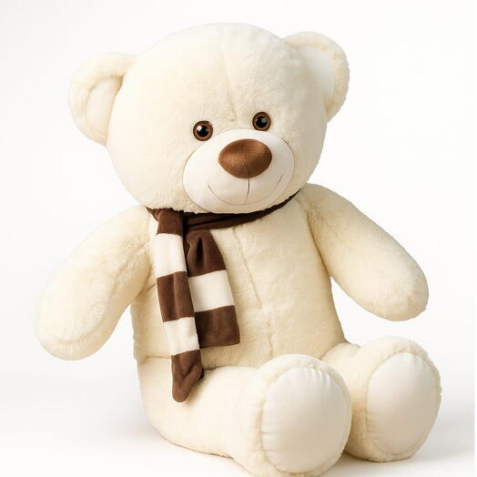 Urso teddy Branco 70 cm