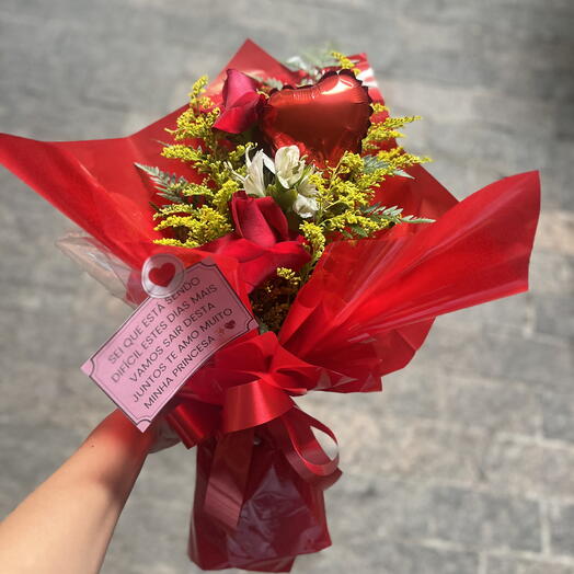 Rosas Dupla Romântica