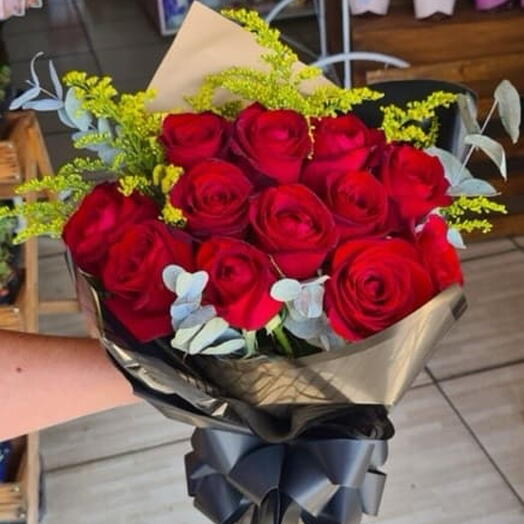Buquê 12 Rosas Lux