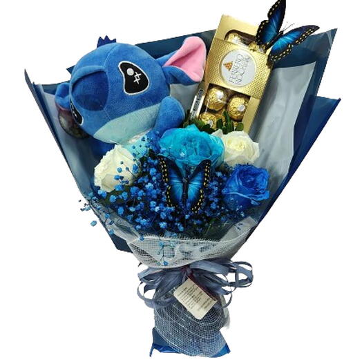 Buquê Stitch com Rosas
