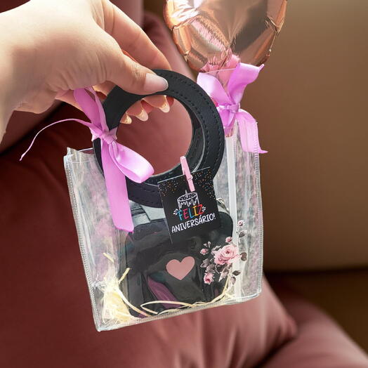 Bolsa Linda com Porta Joias