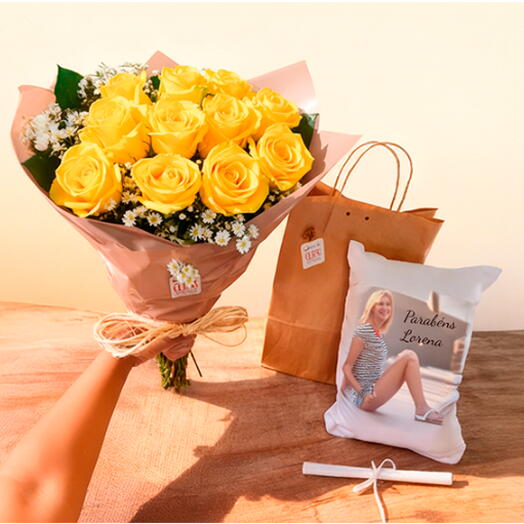 Kit Abraço Floral escolha a cor