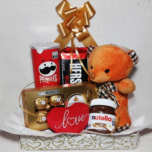 Urso Pelucia e Ferrero Rocher