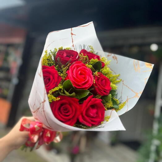 Buquê Te Amarei Ate a Ultima Rosa Morrer