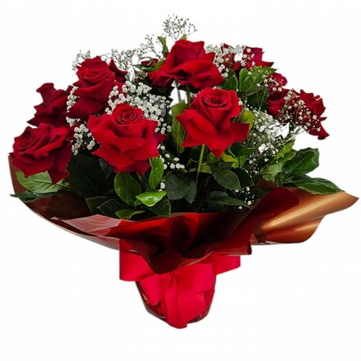 Buquê De 12 Rosas Importadas No Floral