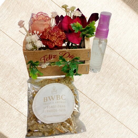 Kit Premium Vela Spa Pes e Spray Hair – Inspiração CH La Bomba