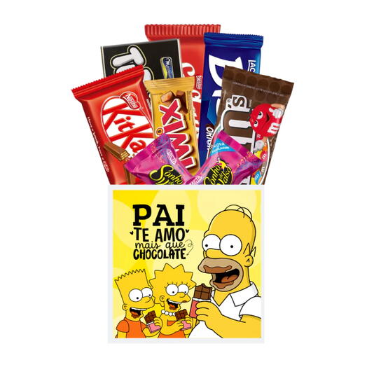 Cesta Pai, Te Amo Mais que Chocolate