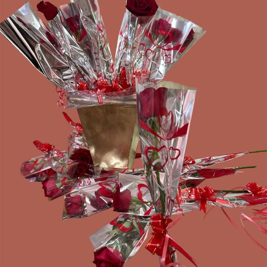 30 Unidades de Rosas Vermelhas