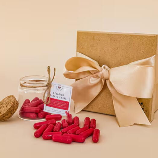 Doses de Amor: 31 Desafios Para o Casal Em Capsulas Vermelhas