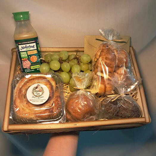 Mini Bandeja de Cafe da Manhã Simples